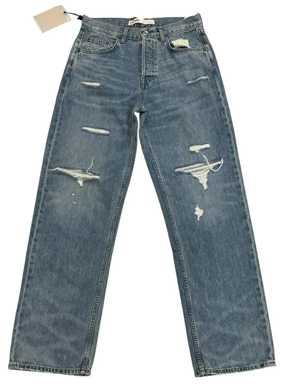 NWT Grlfrnd The Bella Low Rise Boyfriend Telegraph Hill Denim Jean Size 25